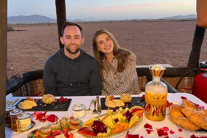 Royal hot air balloon flight in Marrakech